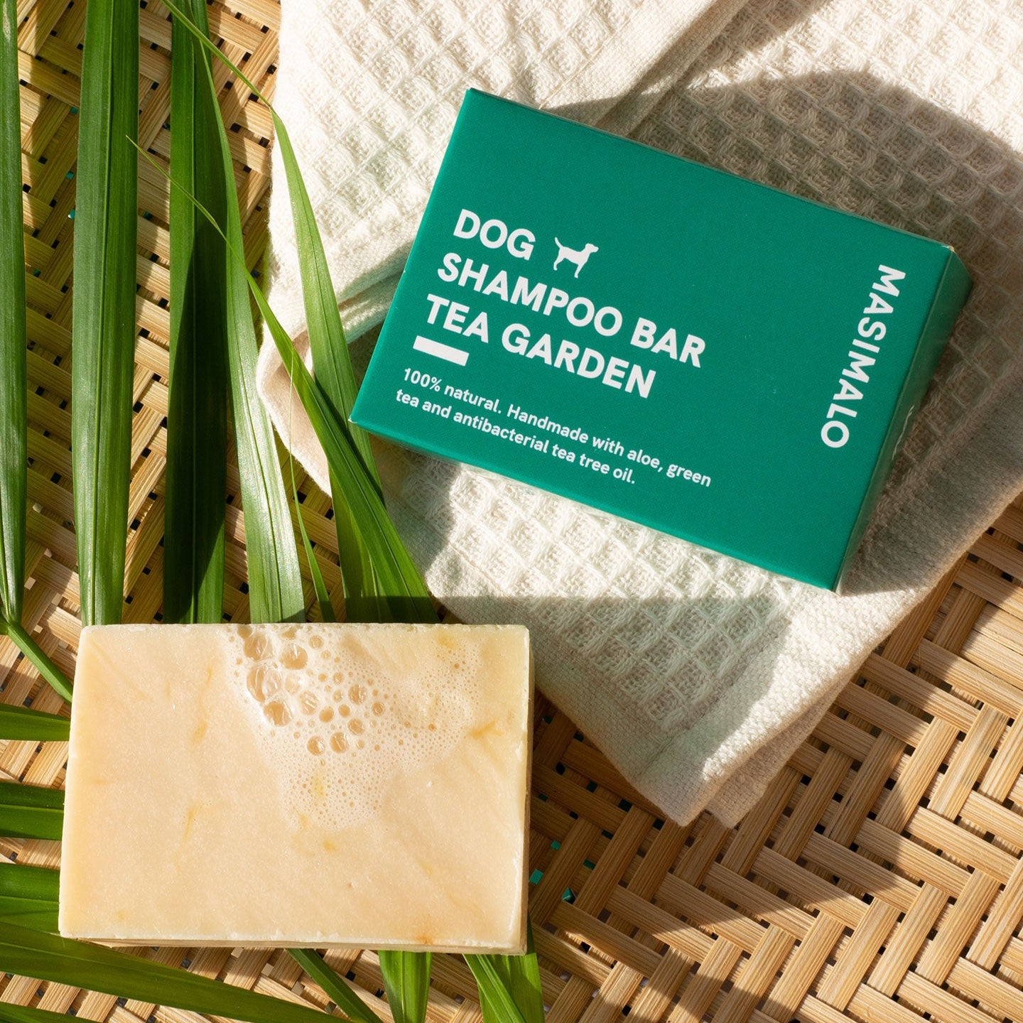 Masimalo Hunde Shampoo Bar Lifestyle Foto