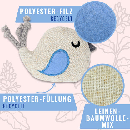 3er Set Katzenspielzeug mit Baldrian