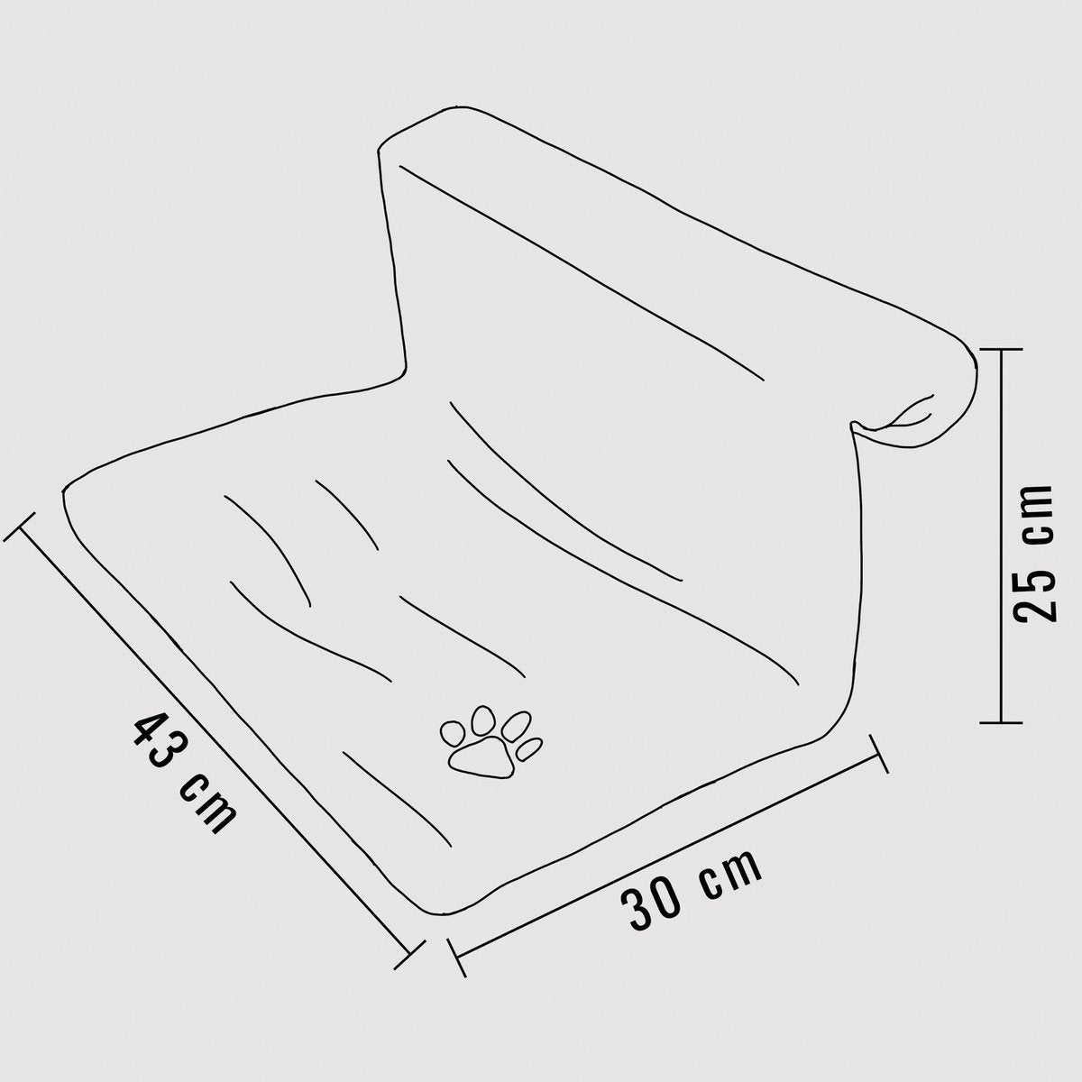 Kuschelige Heizkörperliege für Katzen