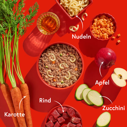 FRED Rind mit Nudeln