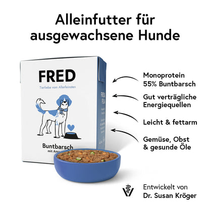 FRED Buntbarsch mit Amaranth