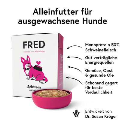 FRED Schwein mit Spätzle