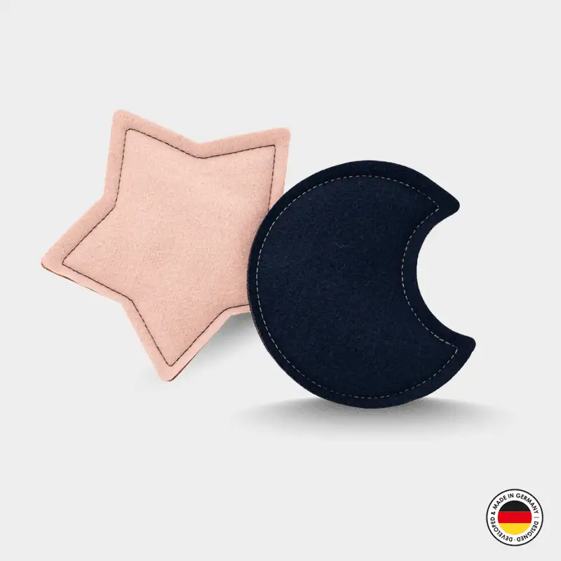 Schmusekissen 2er-Set Mond & Stern