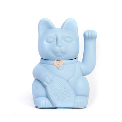 Lucky Cat - Winkekatze, hellblau