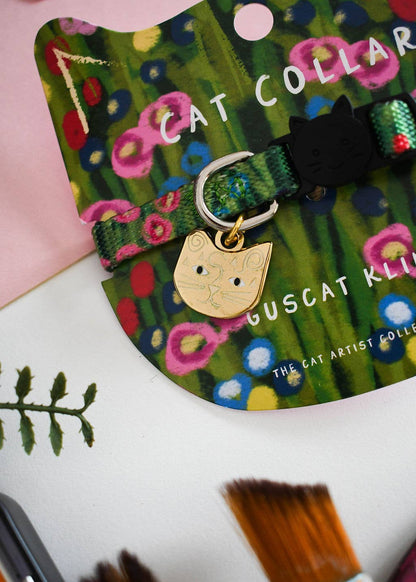 Guscat Klimt Artist Katzenhalsband
