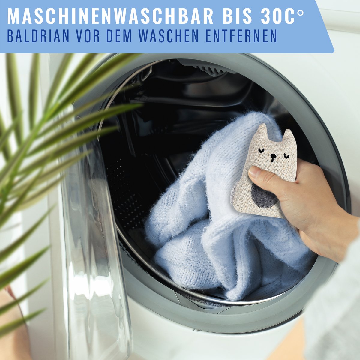 3er Set Katzenspielzeug mit Baldrian