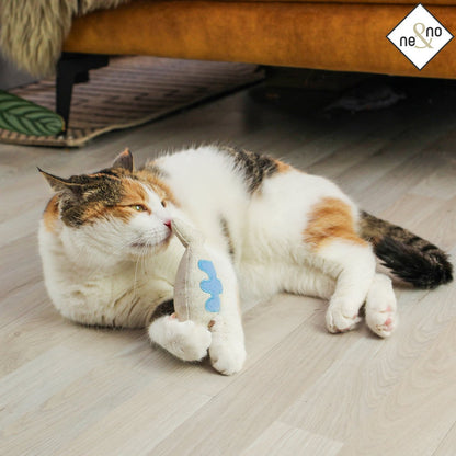 3er Set Katzenspielzeug mit Baldrian