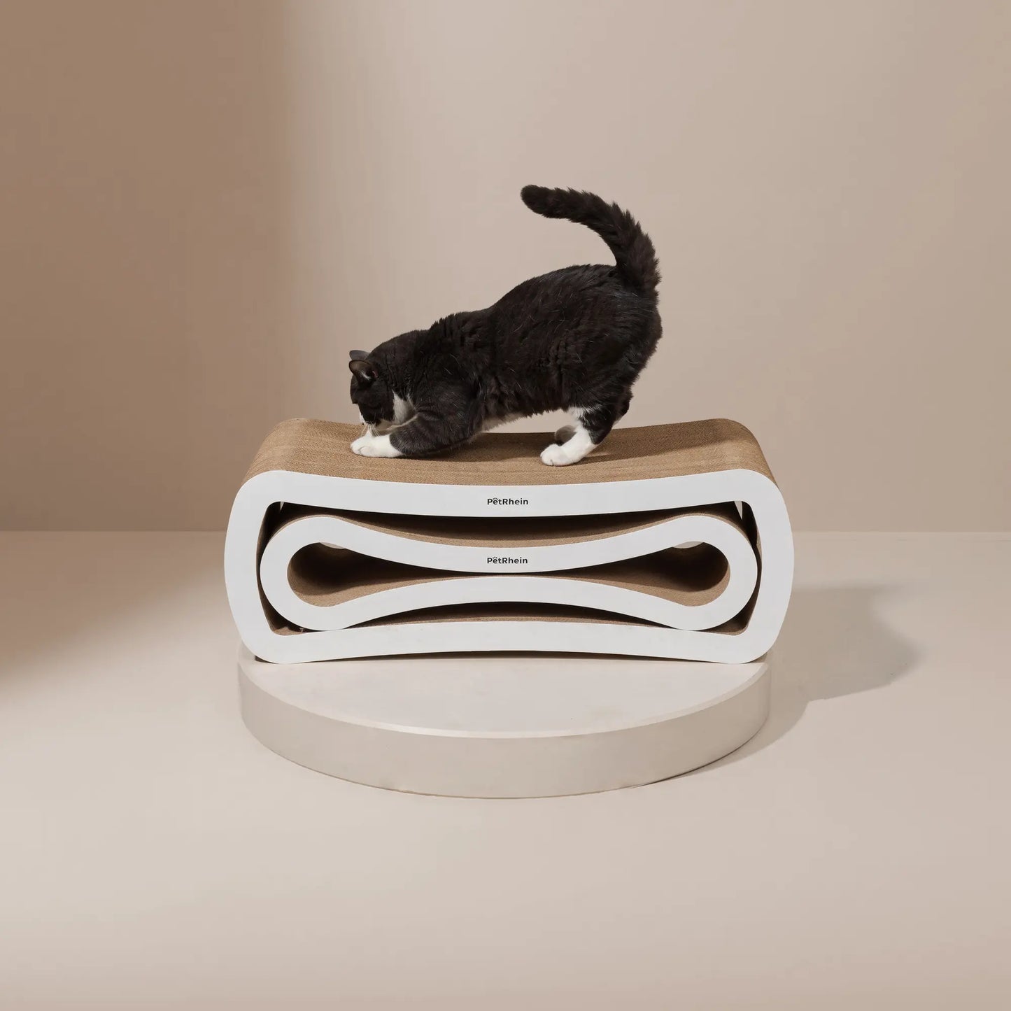 Ascent Paw Kratzbrett-Set, weiß