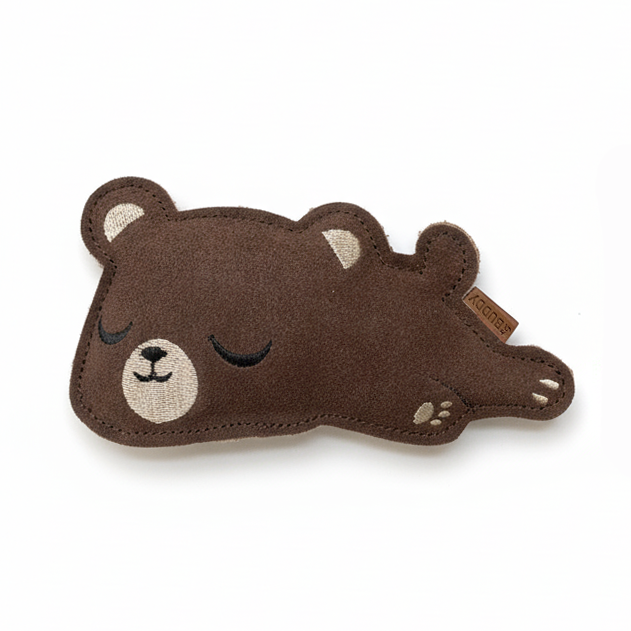 BUDDY. Hundespielzeug aus Leder "Kleiner Bär"