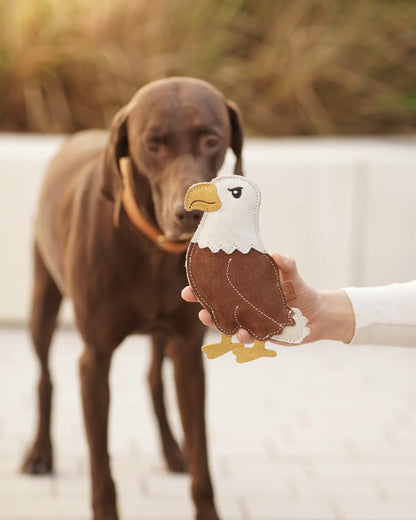 BUDDY. Hundespielzeug aus Leder "Adler"
