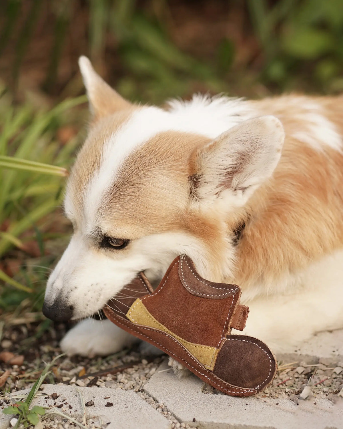 BUDDY. Hundespielzeug aus Leder "Cowboyhut"