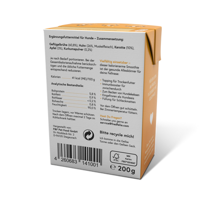 FRED Smoothie Huhn mit Kurkuma