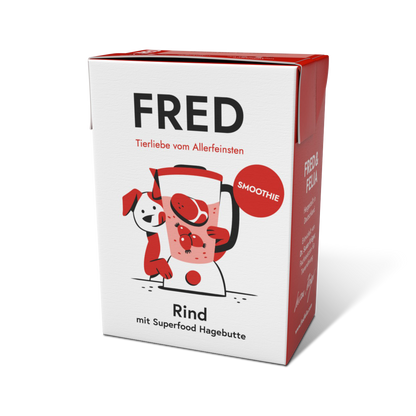 FRED Smoothie Rind mit Hagebutte