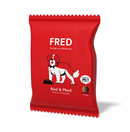 FRED Premium Trockenfutter Rind & Pferd