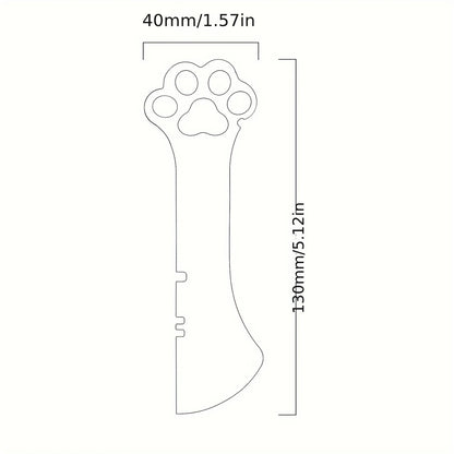 Eine Vektorgrafik stellt den Futterlöffel dar, in der Breite 4 cm, in der Länge 13 cm.