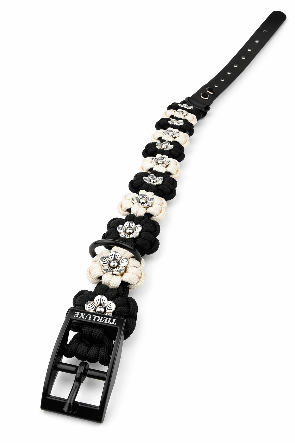 Hundehalsband Tierluxe Blumen Paracord