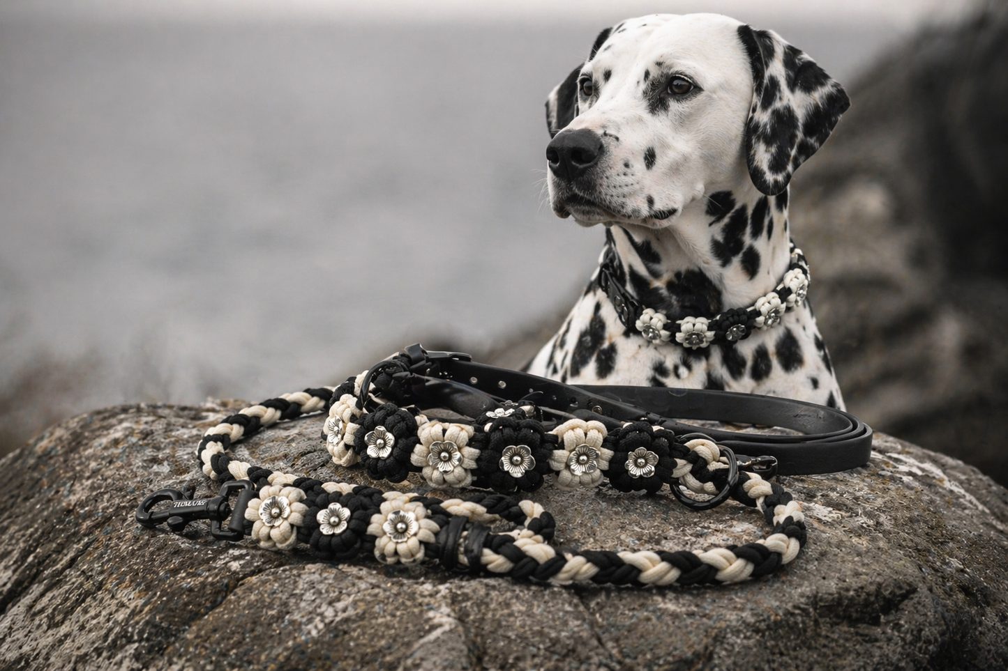Hundehalsband Tierluxe Blumen Paracord