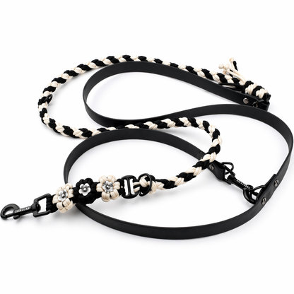 Hundeleine Tierluxe Blumen Biothane Paracord