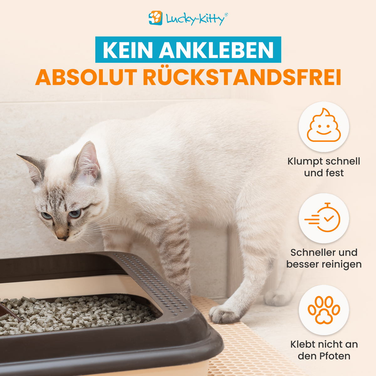 Katzenstreu "Natur pur" Grüner Tee