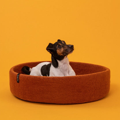Lora Hundekorb Hundebett rostrot 60 cm