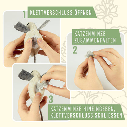 SET KATZENMINZE – Nachfüllbeutel für das ne&no Katzenspielzeug (18 Stück)