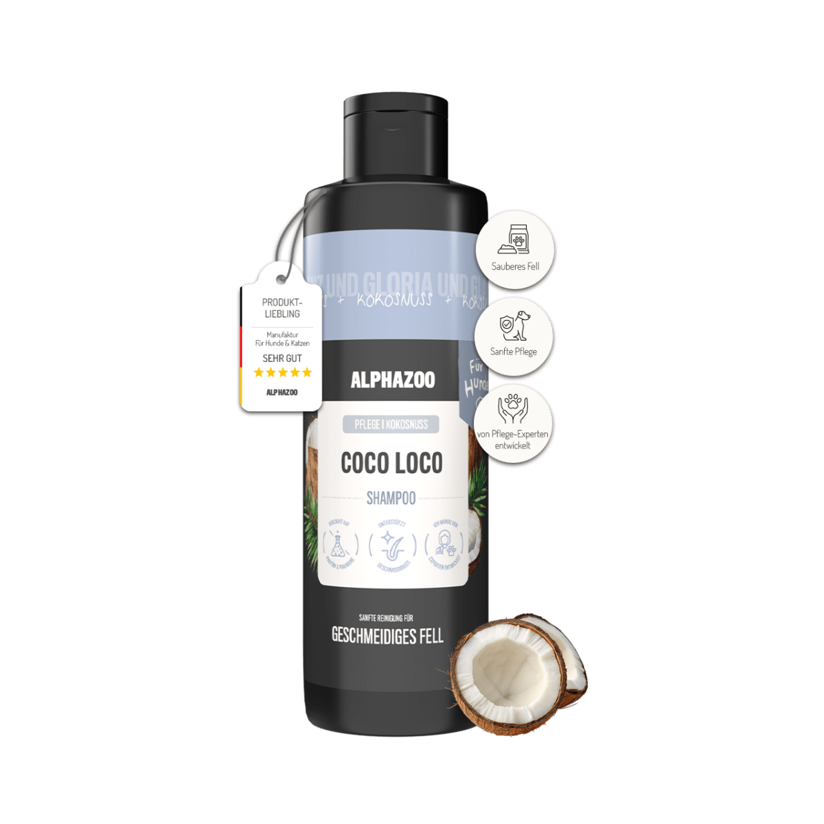 Coco Loco Shampoo für Hunde