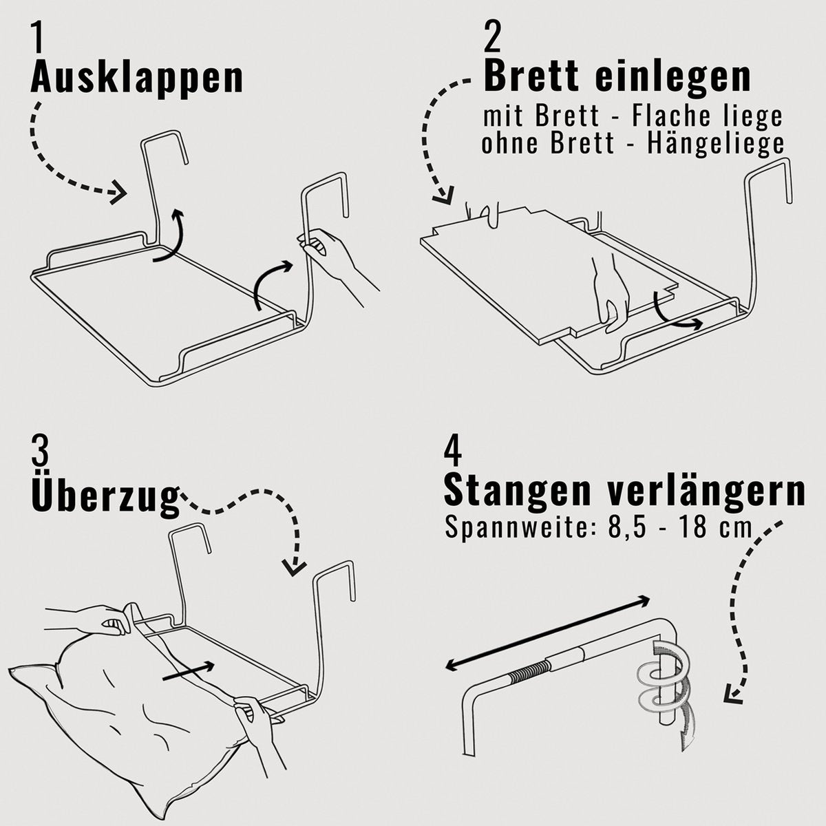 Kuschelige Heizkörperliege für Katzen