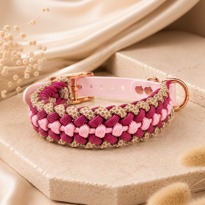 Hundehalsband Tierluxe Foxy Handgemacht Paracord Biothane