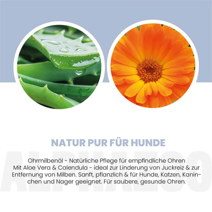 Ohrmilbenöl für Hunde