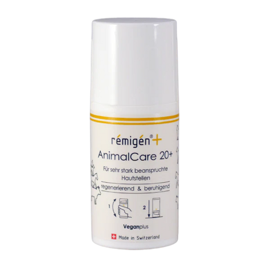 rémigén+ AnimalCare 20+ – Intensive Hautpflege-Suspension für Tiere | 30 ml
